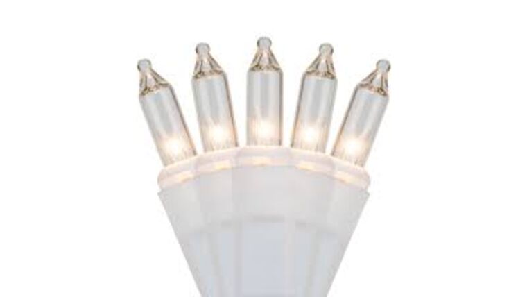 100-Count White String Clear Incandescent Mini Christmas String Lights | Rental