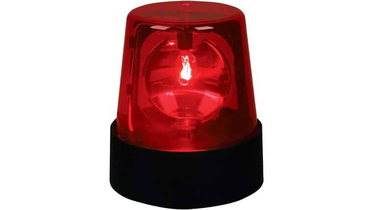 12″ Red Police Beacon | Rental