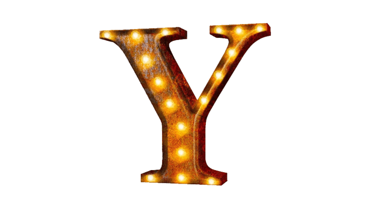 Vintage Marquee Letter | Y | 36″ | Rental