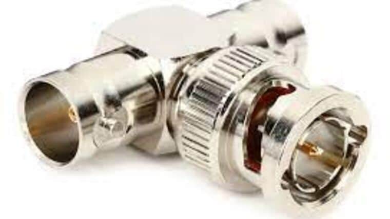 Adapter – BNC T-Shape 3 Way Splitter Adapter Jack Plug Coaxial, M to F F | Rental Adapter – BNC T-Shape 3 Way Splitter Adapter Jack Plug Coaxial, M to F F | Rental