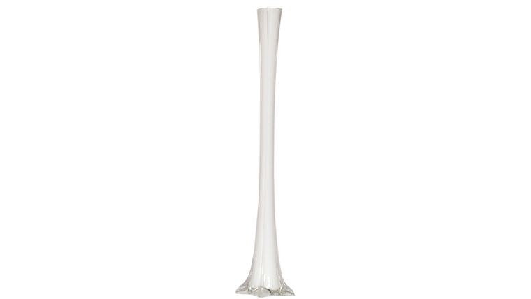 16″ Clear Glass Eiffel Tower Vase | Rental 16″ Clear Glass Eiffel Tower Vase | Rental