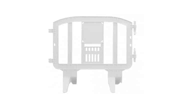 4′ Minit Plastic Crowd Control Barricade – White | Rental
