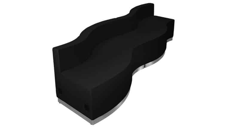 Package – HERCULES Alon Series Black LeatherSoft Reception Configuration, 4 Pieces | Rental Package – HERCULES Alon Series Black LeatherSoft Reception Configuration, 4 Pieces | Rental