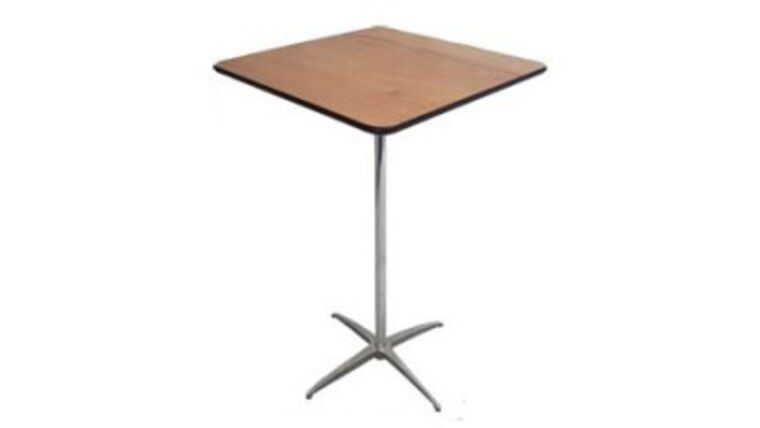 36″ Square Low Boy Cocktail Table – Natural Wood | Rental 36″ Square Low Boy Cocktail Table – Natural Wood | Rental