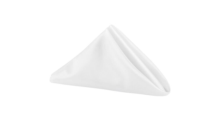 Taffeta Napkin 20″x20″ – White | Rental Taffeta Napkin 20″x20″ – White | Rental