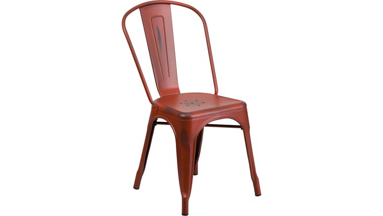 Bistro Chair – Distressed Kelly Red | Rental Bistro Chair – Distressed Kelly Red | Rental