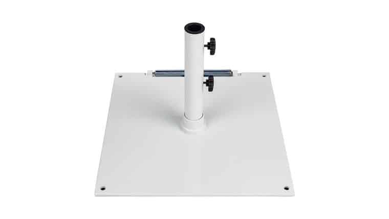 24″ x 24″ Metal Umbrella Base Stand – White | Rental 24″ x 24″ Metal Umbrella Base Stand – White | Rental