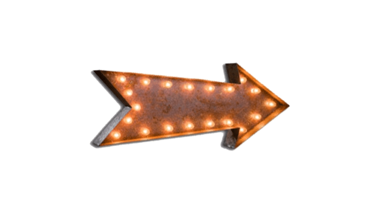 Vintage Marquee | Arrow | 36″ | Rental