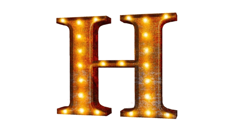 Vintage Marquee Letter | H | 36″ | Rental