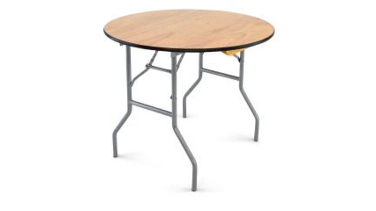 Banquet Table | Wood | Round | 36″ | Rental Banquet Table | Wood | Round | 36″ | Rental
