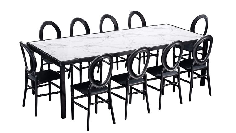 White Marble Table Package | Rental White Marble Table Package | Rental