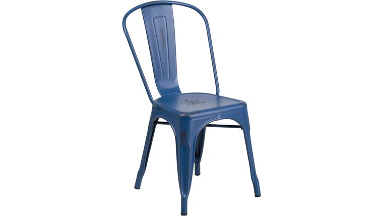 Bistro Chair – Distressed Antique Blue | Rental Bistro Chair – Distressed Antique Blue | Rental