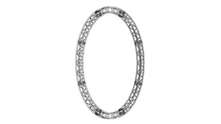 Xtreme Truss – (12′ OD) 12″ x 12″ Box Xtreme Silver Circle Truss (4 Pieces) | Rental