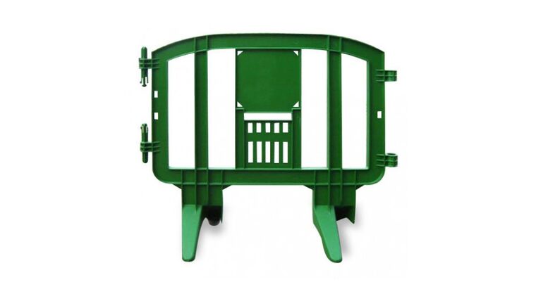 4′ Minit Plastic Crowd Control Barricade – Green | Rental