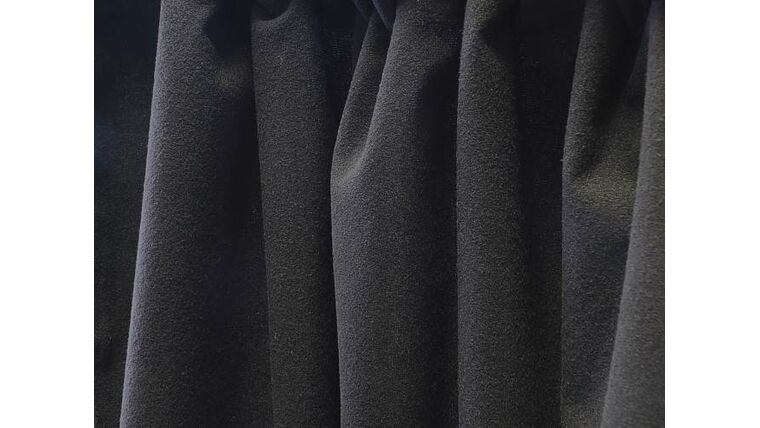 12′ Velour Drape Panel – Black | Rental