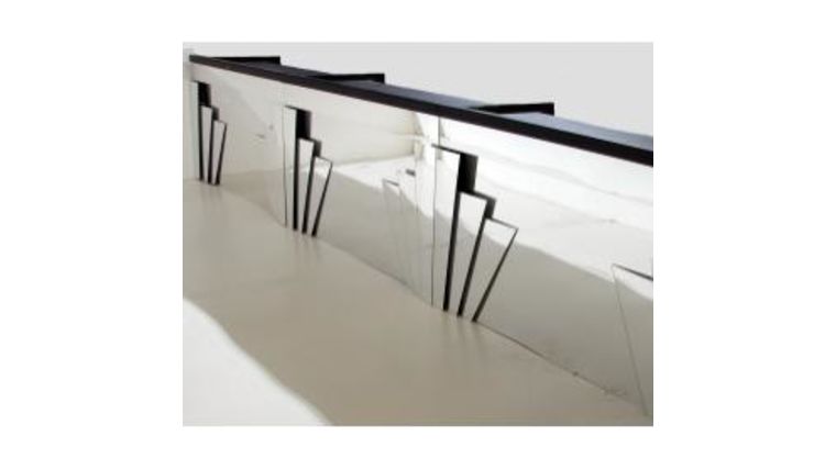 6′ Art Deco Mirrored Bar | Rental 6′ Art Deco Mirrored Bar | Rental