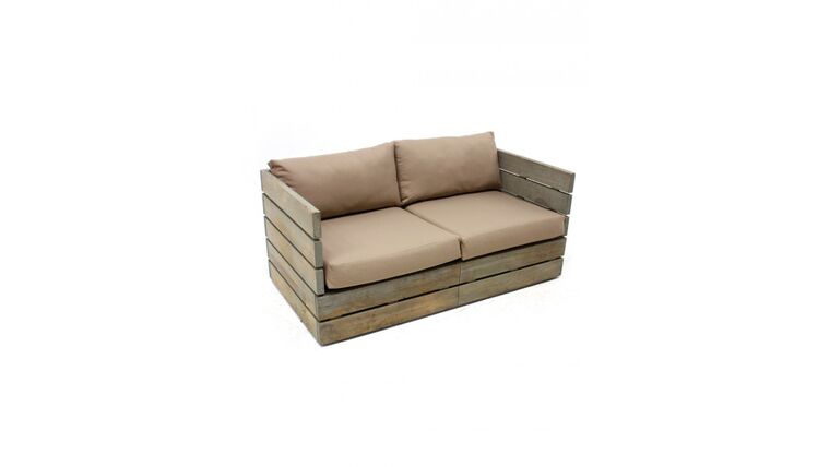 Wooden Slat Sofa | Rental