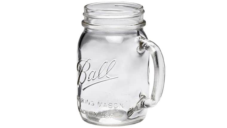 Mason Jar – 16 oz. w/Handle – Glass | Rental Mason Jar – 16 oz. w/Handle – Glass | Rental