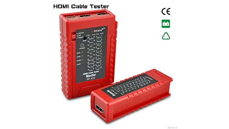 Noyafa NF-622 HDMI Cable Tester to Check Disorder, Short, Open and Cross Connection for HDMI and Mini-HDMI Cable | Rental Noyafa NF-622 HDMI Cable Tester to Check Disorder, Short, Open and Cross Connection for HDMI and Mini-HDMI Cable | Rental