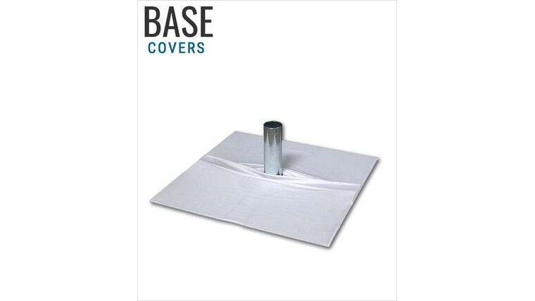 14″ x 16″ White Spandex Base Plate Cover | Rental 14″ x 16″ White Spandex Base Plate Cover | Rental