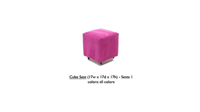 Cube Seat – Pink | Rental