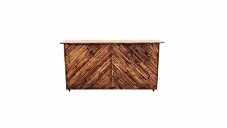 5’ Chevron A Tavern Bar – Rustic | Rental 5’ Chevron A Tavern Bar – Rustic | Rental
