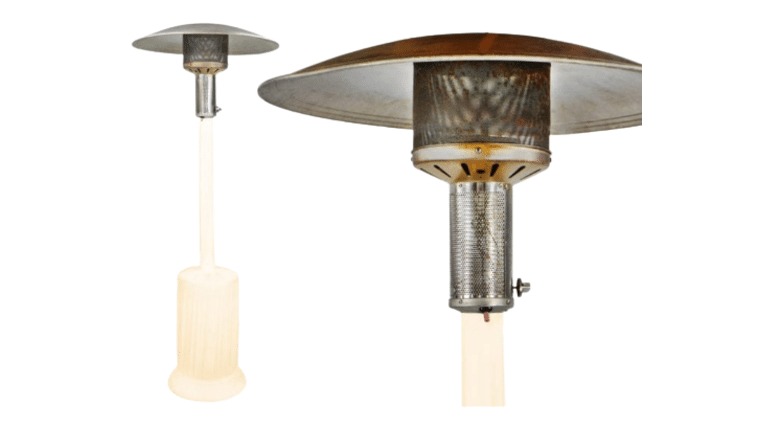 Patio Heater – Mushroom – Velon Wrapped – Ivory | Rental