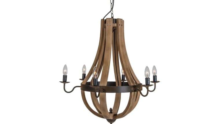 Wine Barrel Chandelier | Rental