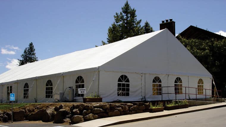 40′ x 50′ Keder Tent – White | Rental
