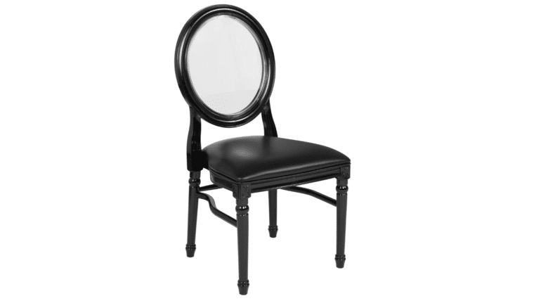 Chloe Chair – Black/Clear | Rental Chloe Chair – Black/Clear | Rental