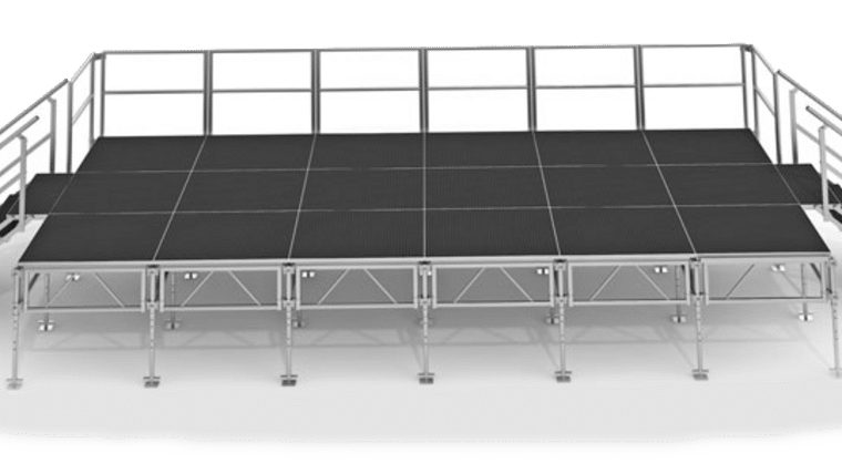 24′ x 32′ Mobile Elevated Stage Platform | Rental
