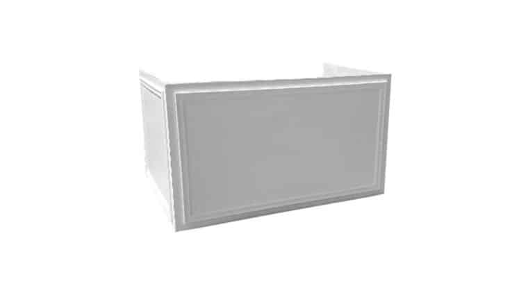 Alexandria DJ Booth Cover – 6′ | Rental