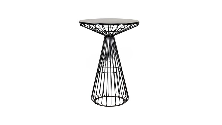Hawaii Bar Table – Black w Metal Top | Rental Hawaii Bar Table – Black w Metal Top | Rental