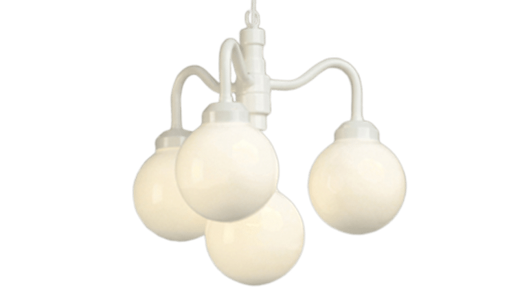 Chandelier Four Globes | Rental