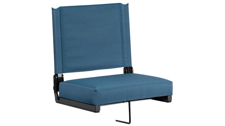 Bleacher Seat – Teal Grandstand Comfort Seats by Flash with Ultra-Padded Seat | Rental