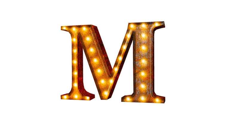 Vintage Marquee Letter | M | 36″ | Rental