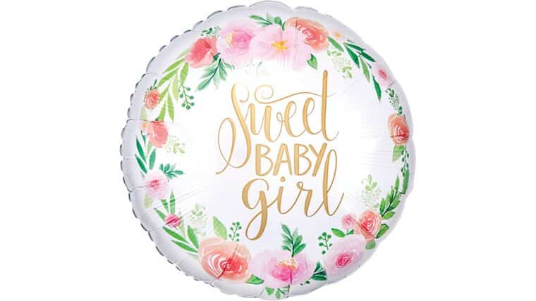 18″ It’s A Girl Floral Anagram Balloon | Purchase 18″ It’s A Girl Floral Anagram Balloon | Purchase