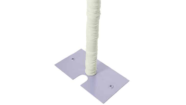 12′ x 2″ Spandex Pole Cover – Ivory | Rental