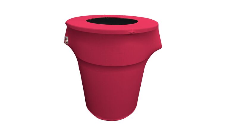 Spandex Trash Can Cover for 44 Gallon – Fuchsia | Rental Spandex Trash Can Cover for 44 Gallon – Fuchsia | Rental