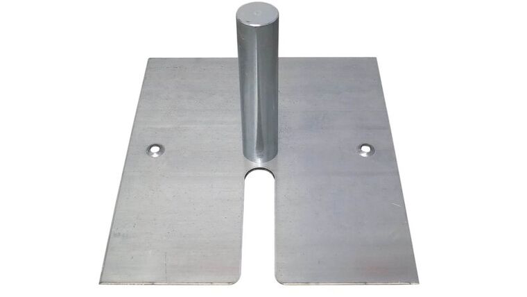 16″ x 14″ Slip Fit Base Kit With  9″x2″ Pin – 10lbs | Rental