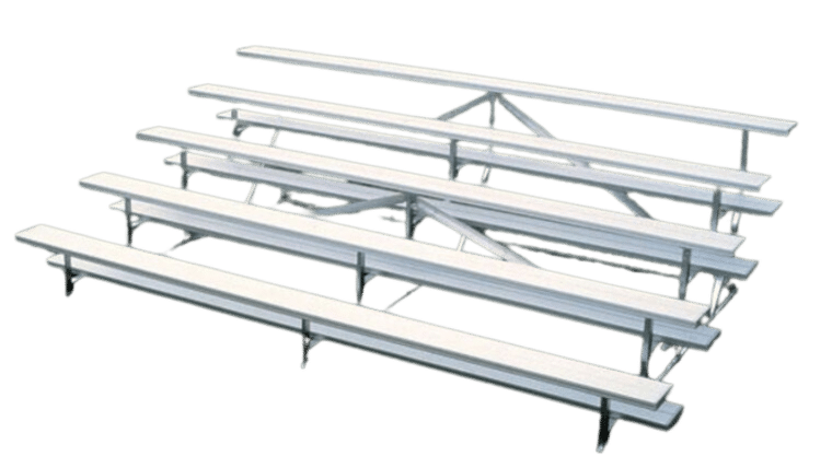 5 Row Portable Aluminum Bleacher (Seats 90*) – 27′ | Rental 5 Row Portable Aluminum Bleacher (Seats 90*) – 27′ | Rental