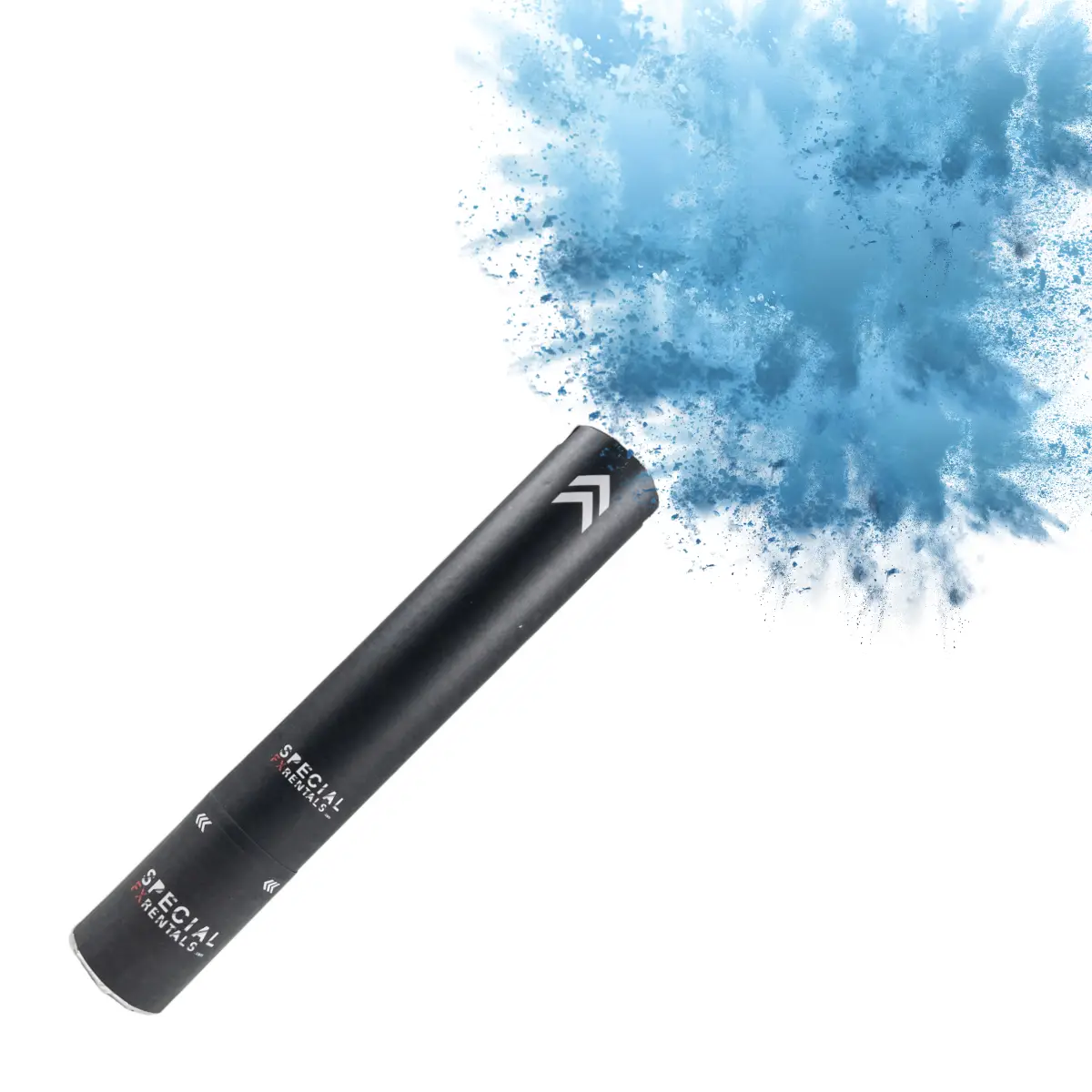 Blue Powder Handheld Confetti Cannon 12″ | Rental