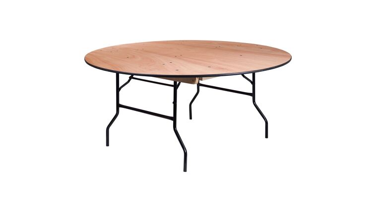 Banquet Table | Wood | 66″ Round | Rental Banquet Table | Wood | 66″ Round | Rental