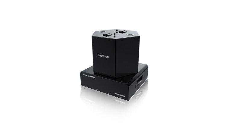 Showven Sparkular Spin – Rotatable Cold Spark Machine With (2) 20 Degree Angle Nozzles | Rental
