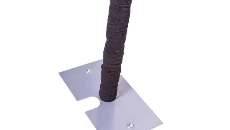 12′ x 1.5″ Spandex Pole Cover – Black | Rental