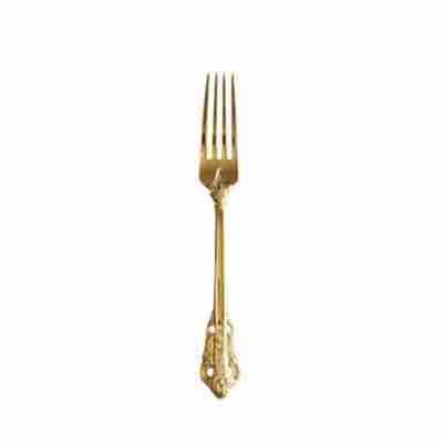 Chateau Gold Dinner Fork | Rental