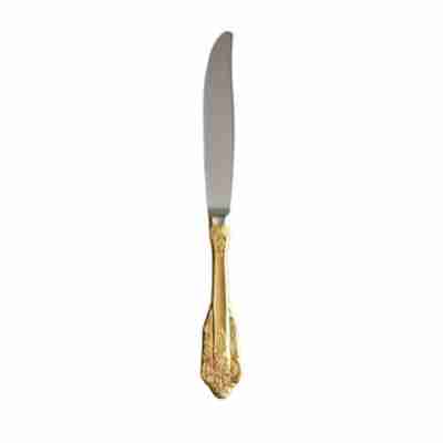 Chateau Gold Dinner Knife | Rental