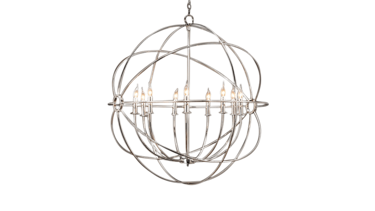 Polished Nickel Orb, Large | Rental Polished Nickel Orb, Large | Rental