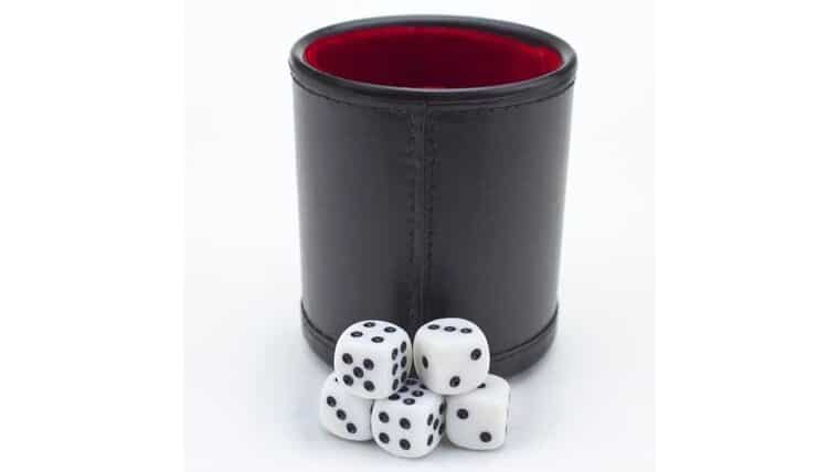 Part – Brown Leather Dice Cup | Rental Part – Brown Leather Dice Cup | Rental