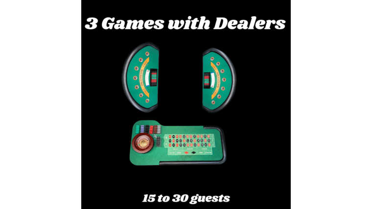 “Lady Luck” 3 Casino Game Package Rental | Rental